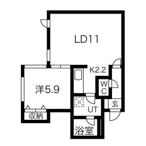 北海道札幌市豊平区美園三条１ 豊平公園駅 1LDK マンション 賃貸物件詳細