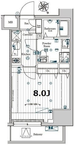 メイクスデザイン門前仲町ＧＡＲＤＥＮ 11階 1SDK 賃貸物件詳細