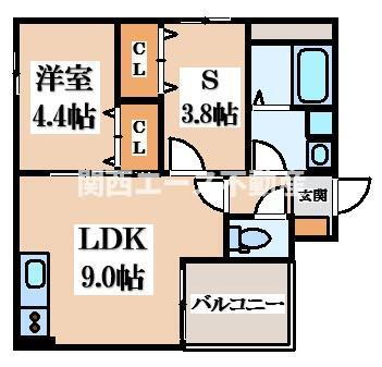 大阪府東大阪市大蓮南５ 衣摺加美北駅 1SLDK アパート 賃貸物件詳細