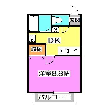 埼玉県富士見市鶴馬１ 鶴瀬駅 1DK マンション 賃貸物件詳細