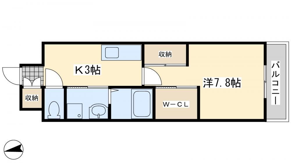 福岡県北九州市八幡東区西本町３ 八幡駅 1K マンション 賃貸物件詳細