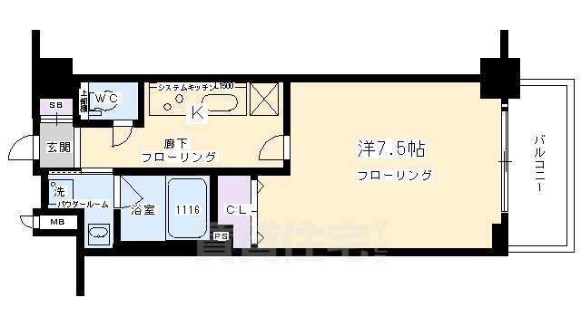 京都府京都市中京区清水町 京都市役所前駅 1K マンション 賃貸物件詳細