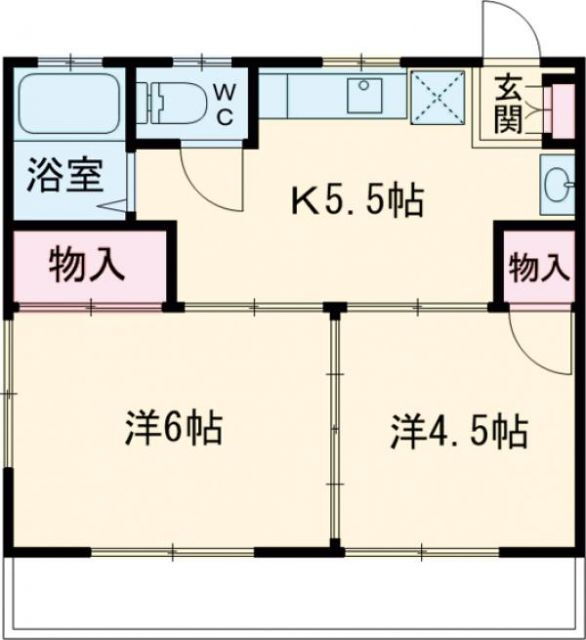 東京都足立区興野２ 高野駅 2DK アパート 賃貸物件詳細