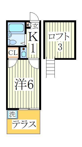千葉県柏市篠籠田 豊四季駅 1K アパート 賃貸物件詳細