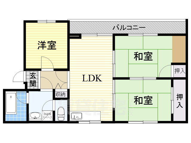 大阪府柏原市本郷４ 柏原駅 3DK マンション 賃貸物件詳細