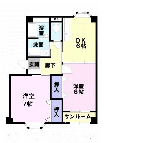 エムティヒルズ 2階 2DK 賃貸物件詳細