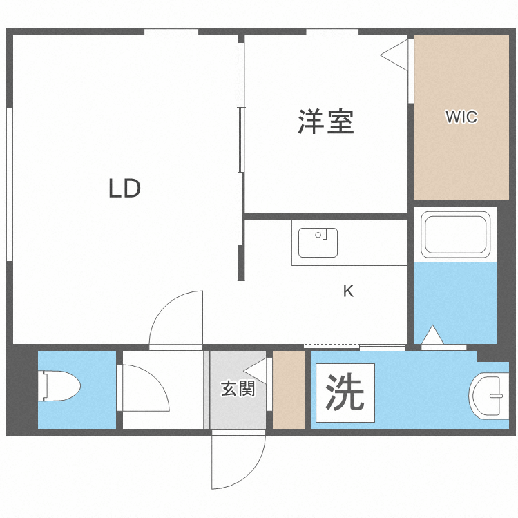 北海道札幌市白石区本通１９丁目南 南郷１８丁目駅 1LDK マンション 賃貸物件詳細