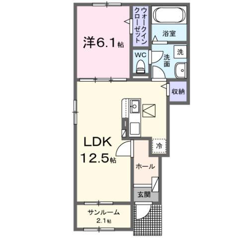 山形県西村山郡河北町谷地字砂田 寒河江駅 1LDK アパート 賃貸物件詳細