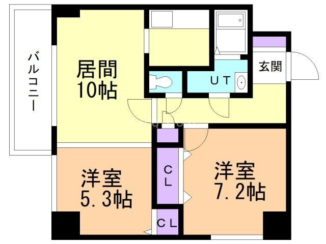 北海道札幌市東区北十一条東１０ 東区役所前駅 2LDK マンション 賃貸物件詳細
