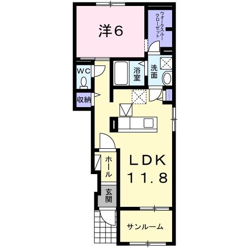 三重県四日市市楠町小倉 北楠駅 1LDK アパート 賃貸物件詳細