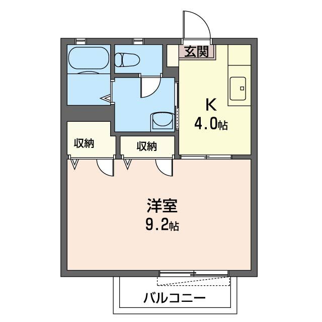 群馬県前橋市天川原町２ 前橋駅 1K アパート 賃貸物件詳細