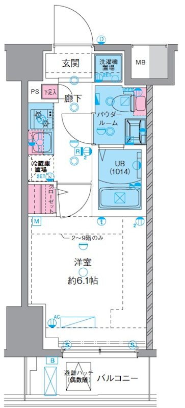 神奈川県平塚市明石町 平塚駅 1K マンション 賃貸物件詳細
