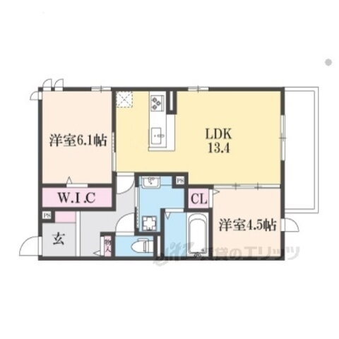滋賀県草津市東矢倉４ 南草津駅 2LDK アパート 賃貸物件詳細