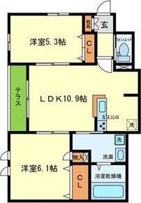 大阪府貝塚市加神１ 貝塚駅 2LDK アパート 賃貸物件詳細