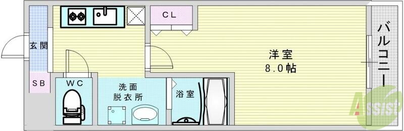 大阪府大阪市北区松ケ枝町 大阪天満宮駅 1K マンション 賃貸物件詳細