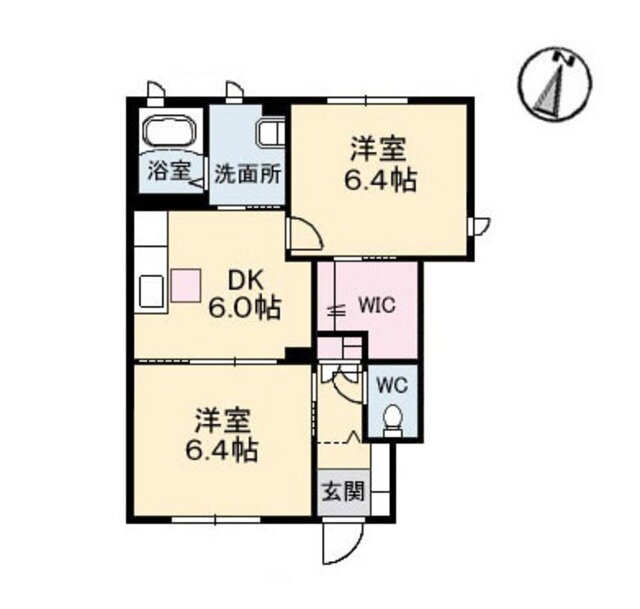 岡山県倉敷市西阿知町新田 西阿知駅 2DK アパート 賃貸物件詳細