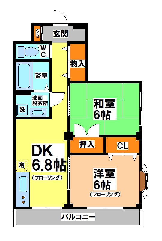 東京都武蔵野市境２ 武蔵境駅 2DK マンション 賃貸物件詳細