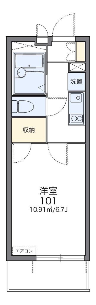 レオパレスプチパレＫ 1階 1K 賃貸物件詳細