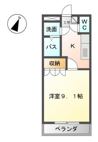 神奈川県海老名市東柏ケ谷６ さがみ野駅 1K マンション 賃貸物件詳細