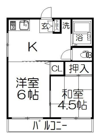 埼玉県和光市南１ 成増駅 2K アパート 賃貸物件詳細
