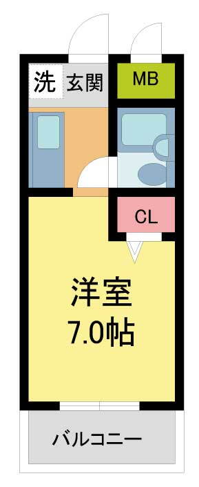 兵庫県西宮市安井町 さくら夙川駅 ワンルーム マンション 賃貸物件詳細