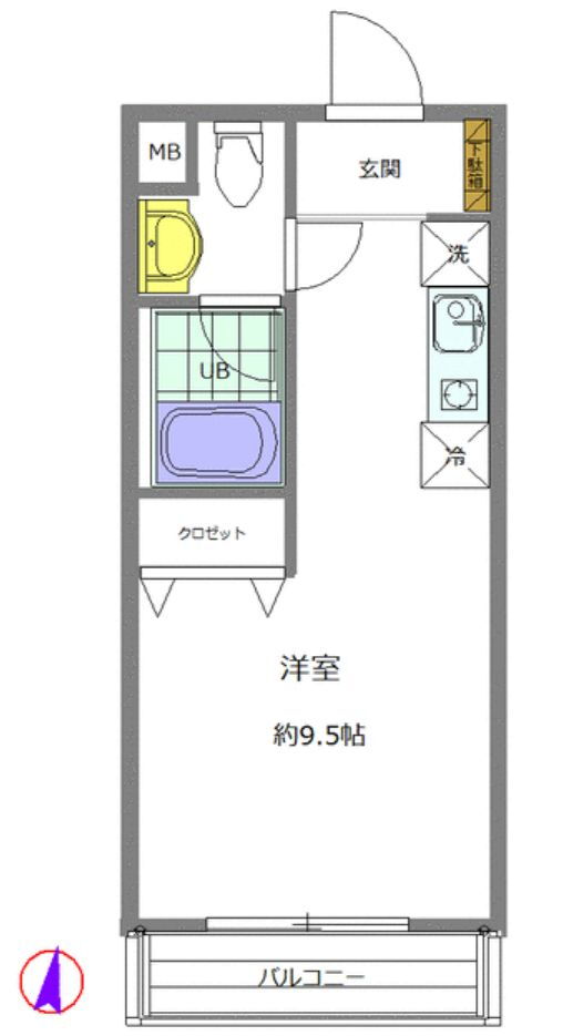 東京都中野区沼袋２ 沼袋駅 ワンルーム マンション 賃貸物件詳細