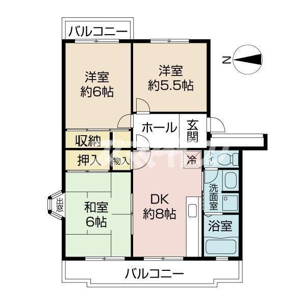 大阪府豊中市庄内宝町１ 庄内駅 3DK マンション 賃貸物件詳細