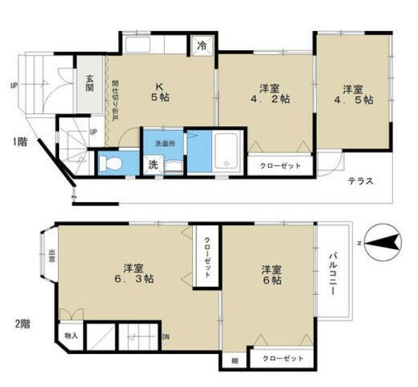 東京都豊島区目白４ 目白駅 4K 一戸建て 賃貸物件詳細