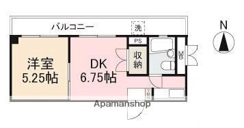 白川ハイツ 4階 1DK 賃貸物件詳細