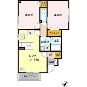 レジデンス　Ｋ２ 1階 2LDK 賃貸物件詳細