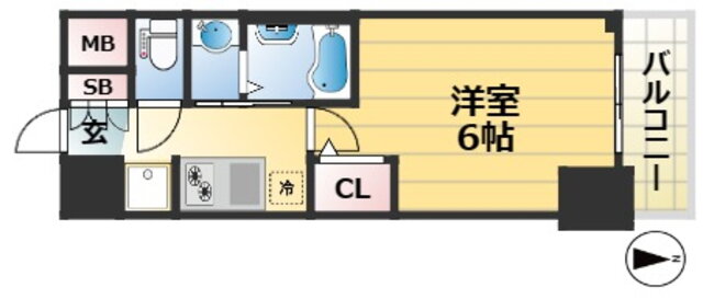兵庫県神戸市中央区熊内町４ 新神戸駅 1K マンション 賃貸物件詳細