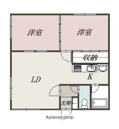 北海道旭川市川端町三条６ 近文駅 2LDK アパート 賃貸物件詳細