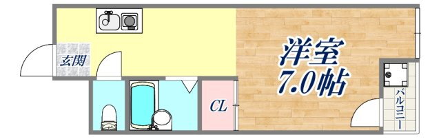 兵庫県神戸市兵庫区中道通１ 神戸駅 1K マンション 賃貸物件詳細