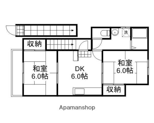 岡山県岡山市北区西古松２ 大元駅 2DK アパート 賃貸物件詳細