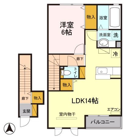 茨城県古河市旭町２ 古河駅 1LDK アパート 賃貸物件詳細