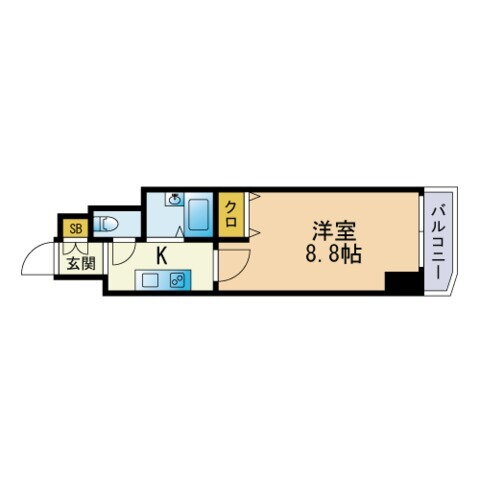 福岡県福岡市博多区東光１ 博多駅 1K マンション 賃貸物件詳細