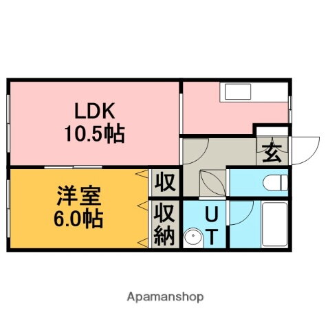 北海道小樽市桂岡町 銭函駅 1LDK アパート 賃貸物件詳細