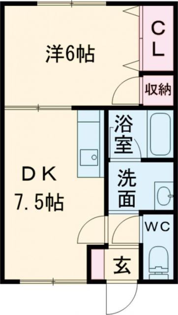 北海道函館市吉川町 函館駅 1DK アパート 賃貸物件詳細