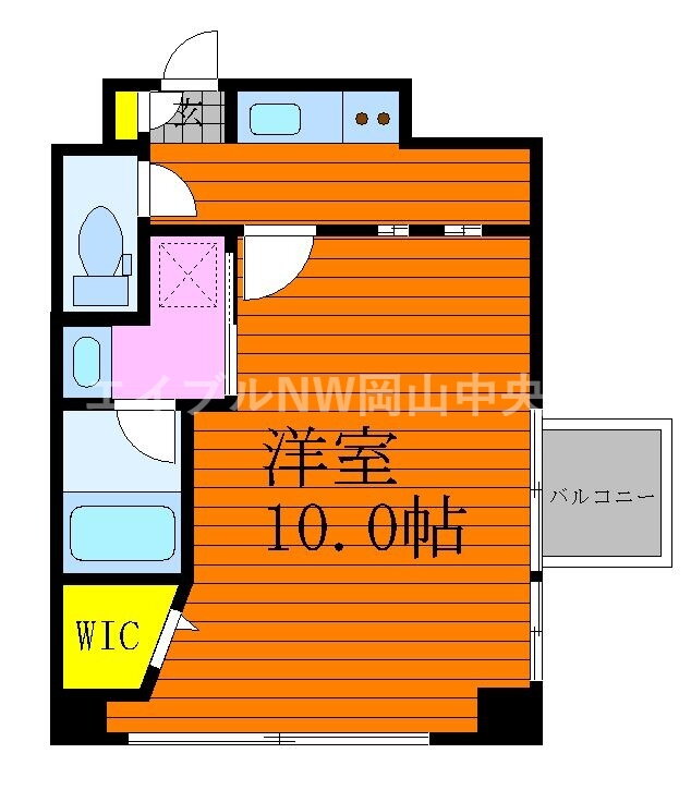 岡山県岡山市北区下石井２ 岡山駅前駅 1K マンション 賃貸物件詳細