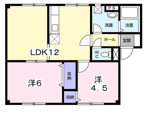 茨城県水戸市松が丘１ 赤塚駅 2LDK アパート 賃貸物件詳細