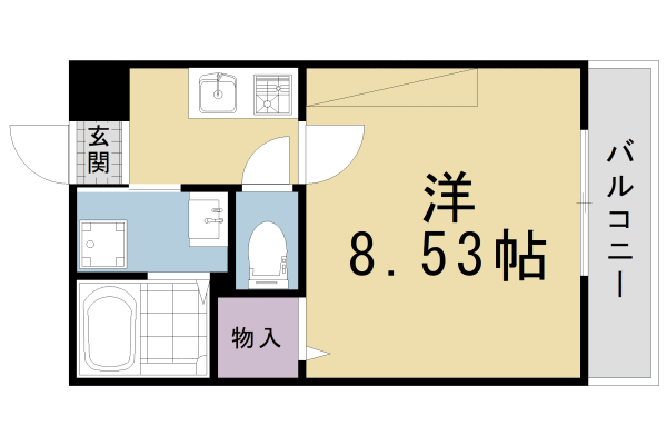 京都府京都市北区紫竹大門町 北大路駅 1K マンション 賃貸物件詳細