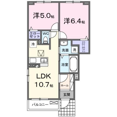 熊本県熊本市東区新南部４ 東海学園前駅 2LDK アパート 賃貸物件詳細