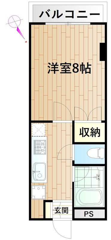 神奈川県川崎市中原区木月１ 元住吉駅 1K マンション 賃貸物件詳細