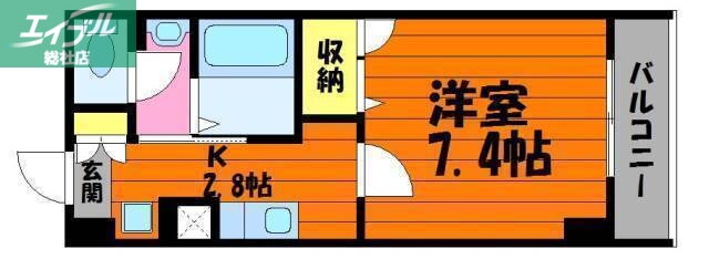 岡山県倉敷市昭和１ 倉敷市駅 1K マンション 賃貸物件詳細