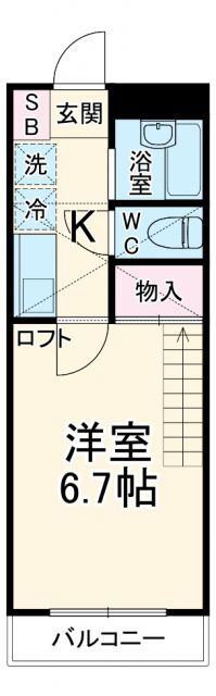 神奈川県藤沢市下土棚 長後駅 1K アパート 賃貸物件詳細