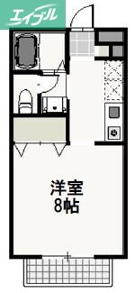 岡山県岡山市北区花尻みどり町 北長瀬駅 1K アパート 賃貸物件詳細