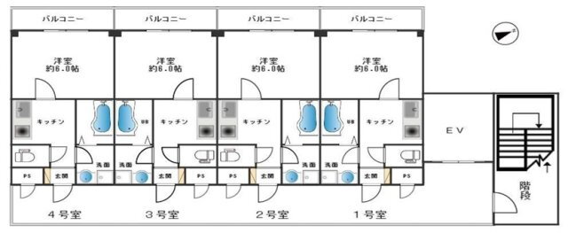 兵庫県姫路市飾磨区三宅３ 亀山駅 1K マンション 賃貸物件詳細