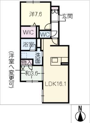 コートリヴィエール 1階 2LDK 賃貸物件詳細