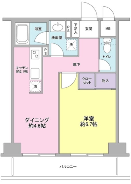 コンフォリア赤羽岩淵 3階 1DK 賃貸物件詳細