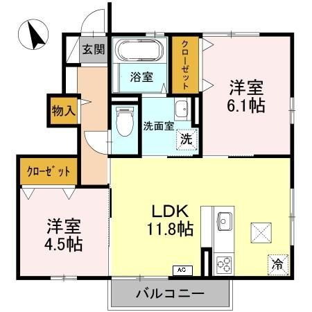 兵庫県姫路市飾磨区中浜町３ 英賀保駅 2LDK アパート 賃貸物件詳細